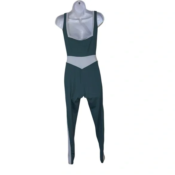 Yllw the brand ABLE LONG BODYSUIT- BODY GREEN size Large - Picture 4 of 6